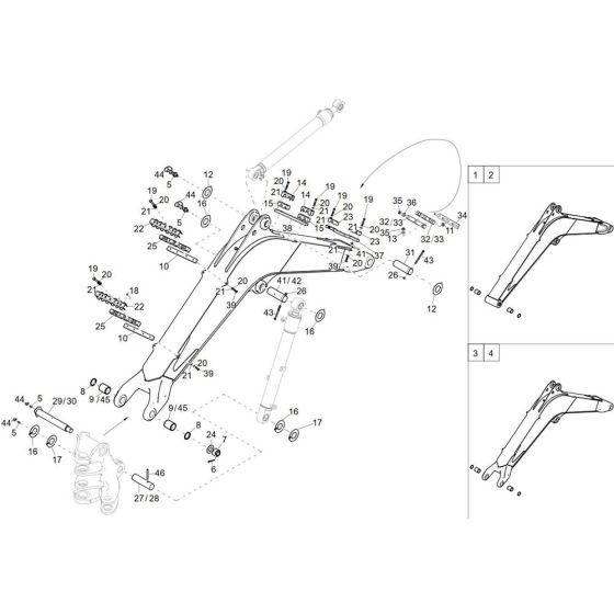 Lift Arm Assembly for EZ80