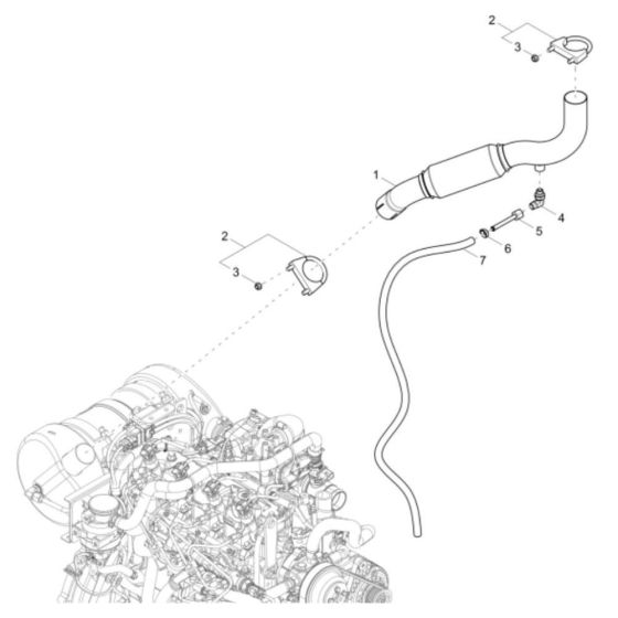 Exhaust Assembly for Wacker EZ80