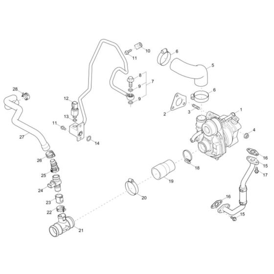 Turbosupercharger Assembly