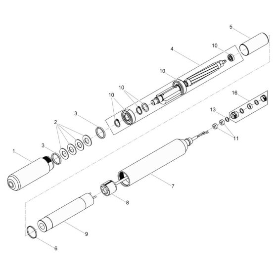 Head Assembly for Wacker IRFU 58/230