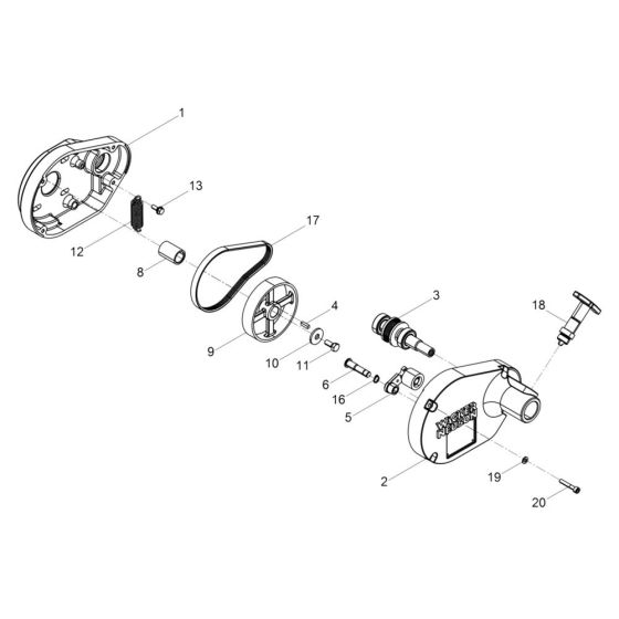 Transmission Assembly for Wacker
