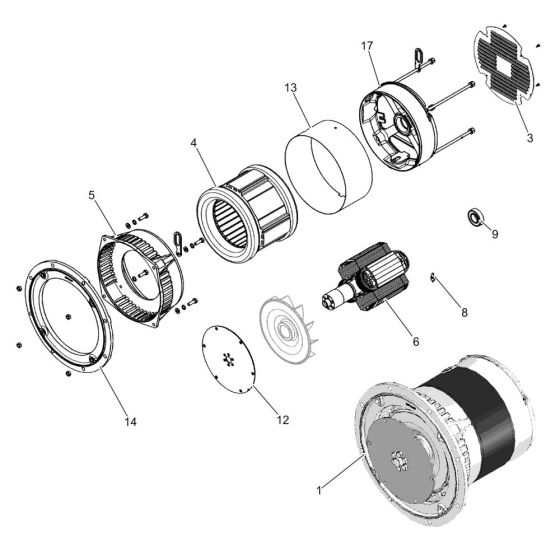 Generator Assembly for Wacker LTC4C