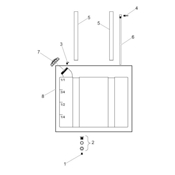 Fuel Tank Assembly for Wacker