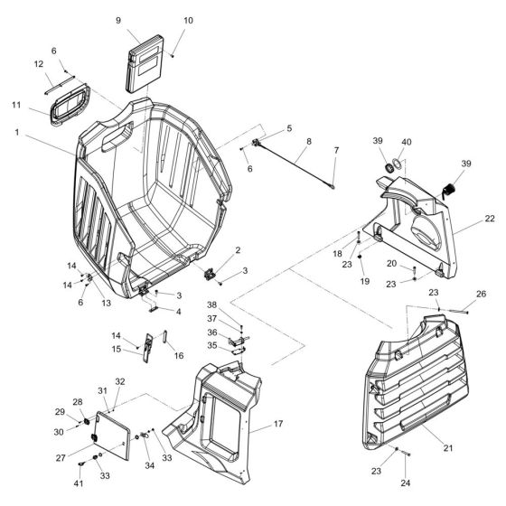 Bonnet Assembly for LTN5Y