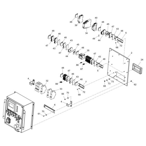 Control Panel for Wacker LTN5Y