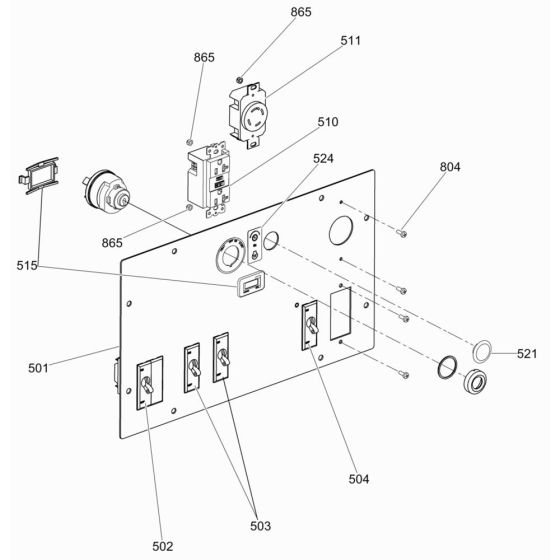 Control Panel for Wacker LTN6C