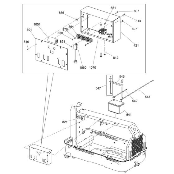 Battery Assembly for Wacker LTN6C