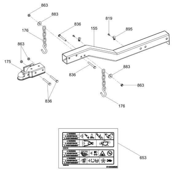 Hitch Assembly for LTV6K