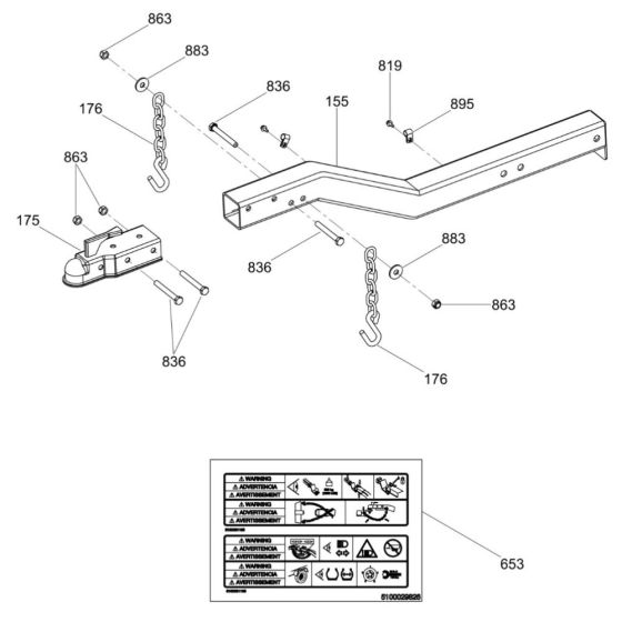 Hitch Assembly for LTV6L