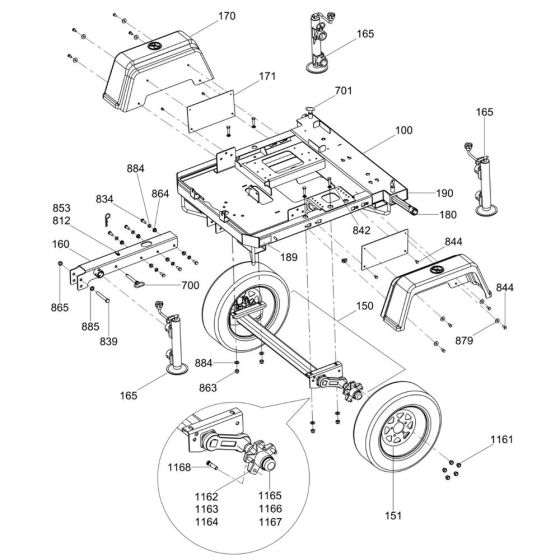 Skid Assembly for LTV6L