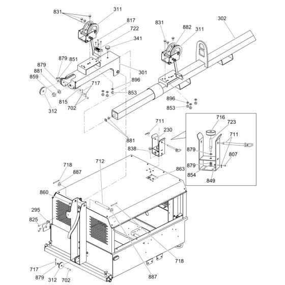 Manual Winch Assembly