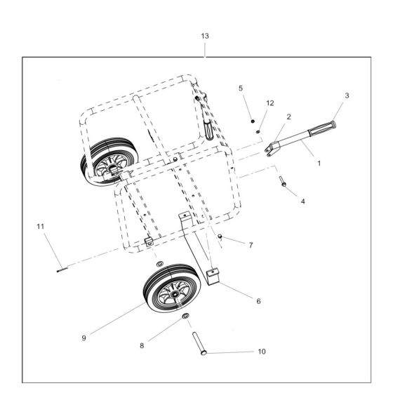 Transport Assembly for Wacker PT3A