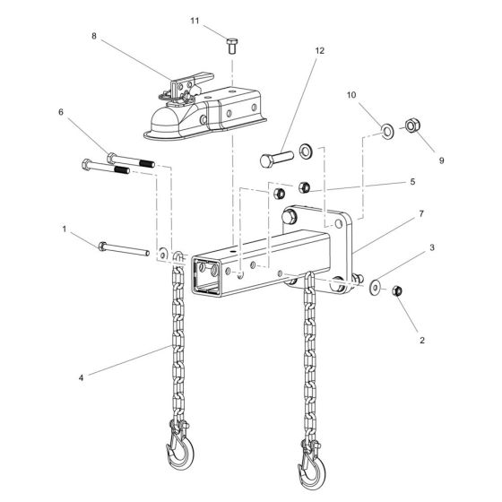 Coupler Assembly for Wacker PT6Y