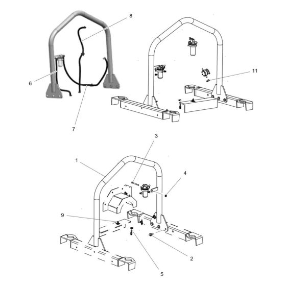 Lift Structure for Wacker PT6YT