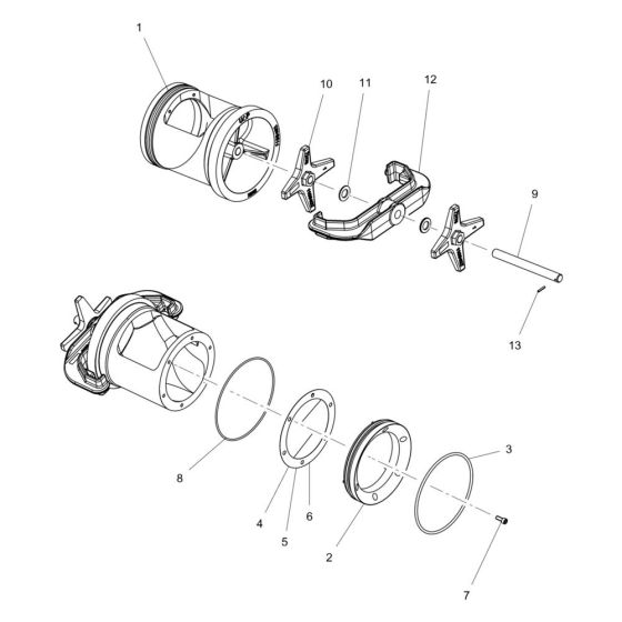 Pump End Assembly for Wacker