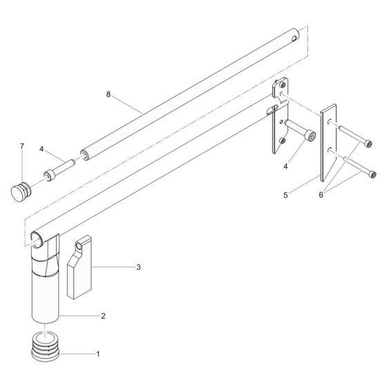 Extension Assembly for Wacker RCP-16/120