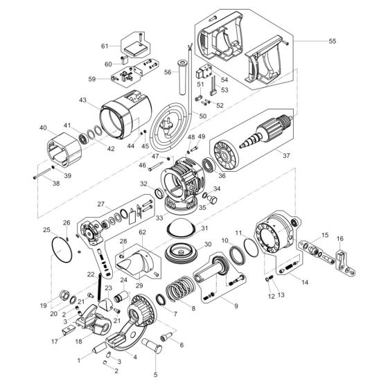 Wacker RCP-16/230 Assembly