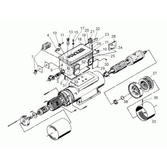Wacker SFU 10/250 Assembly