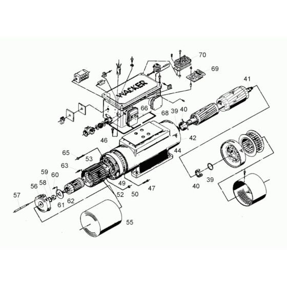 Wacker SFU 10/250 Assembly