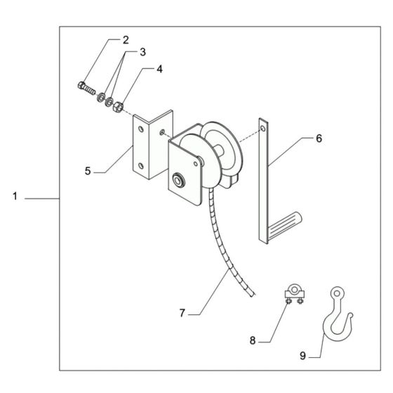 Winch Assembly for SP75