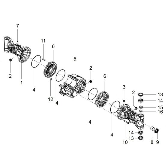 Axle Tube Assembly for TH412