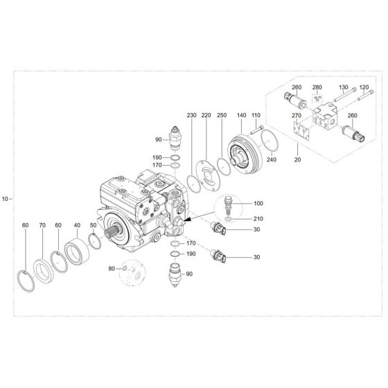 Displacement Pump for Wacker TH412