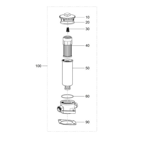 Reflux Filter Assembly