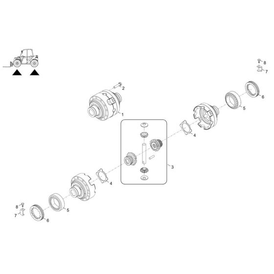 Differential Assembly for TH522
