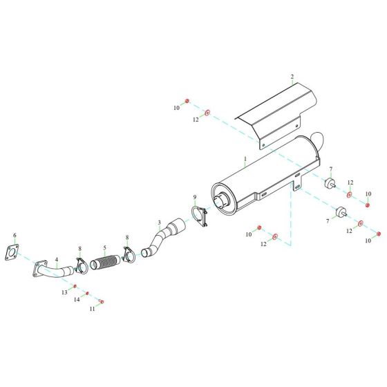 Exhaust Assembly for TH522