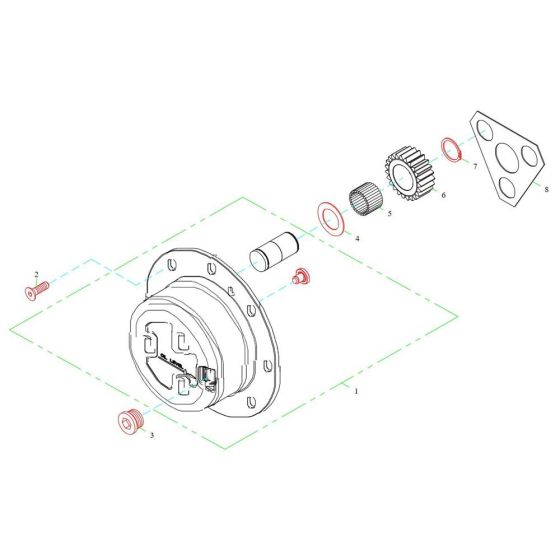 Reduction Gearbox Assembly
