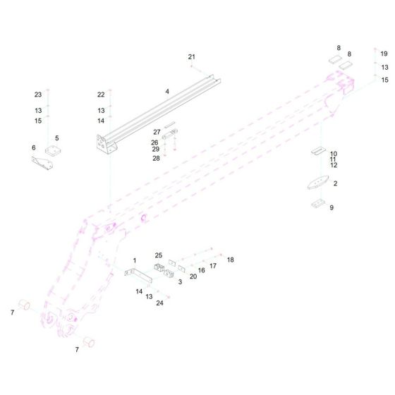 Extension Arm for Wacker TH522