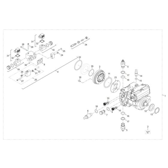 Displacement Pump Assembly