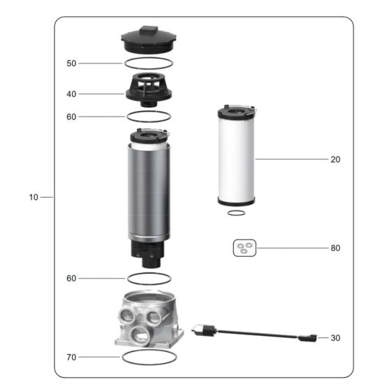 Reflux Filter Assembly