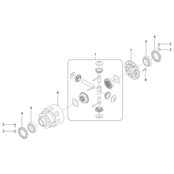 Differential Assembly for TH625