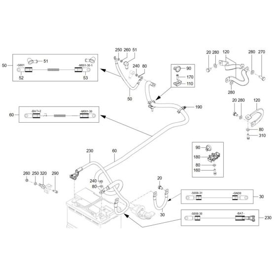 Battery Assembly for TH625