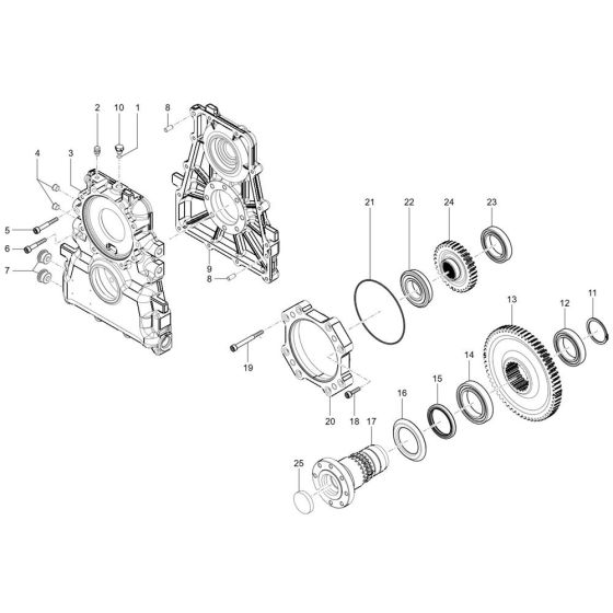 Gearbox Assembly for TH627