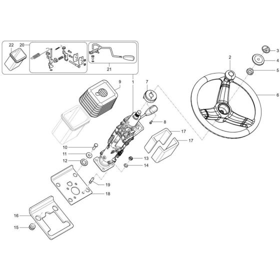 Steering Column for TH627
