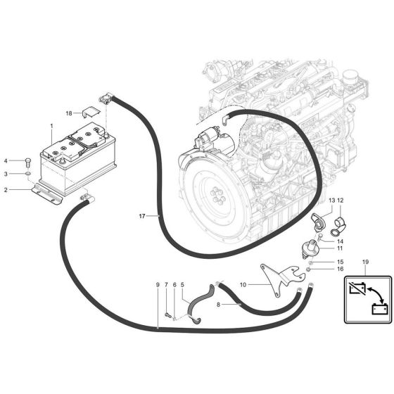 Battery Assembly for Wacker