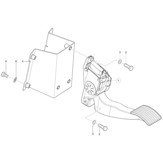 Speed Actuator for Wacker TH627