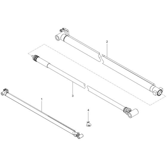 Extension Cylinder for Wacker TH627