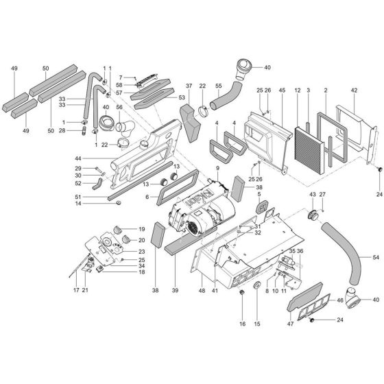 Heating Assembly for TH627