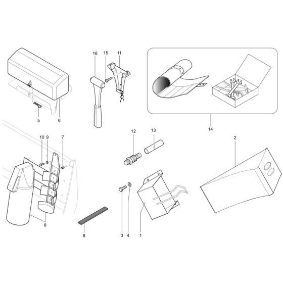 Tools Assembly for Wacker TH627