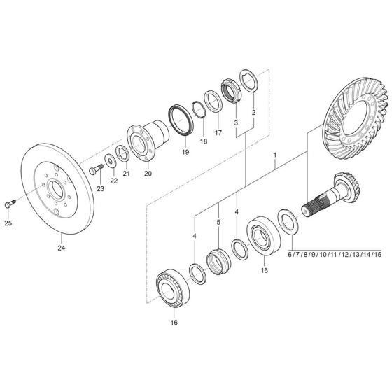 Angle Drive for Wacker TH627