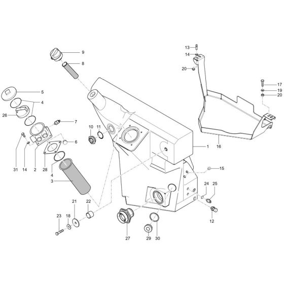Oil Tank Assembly for TH627