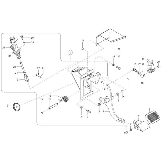 Brake Pedal Assembly