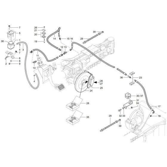 Brake Assembly for Wacker TH730