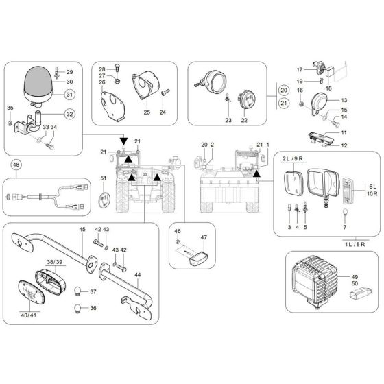 Lighting Assembly for TH730