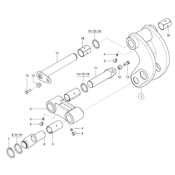 Rocker Arm Assembly for TH730