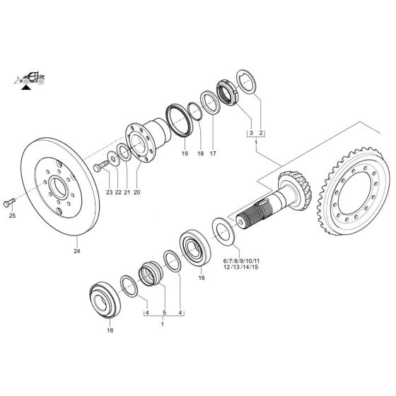 Angle Drive for Wacker TH730