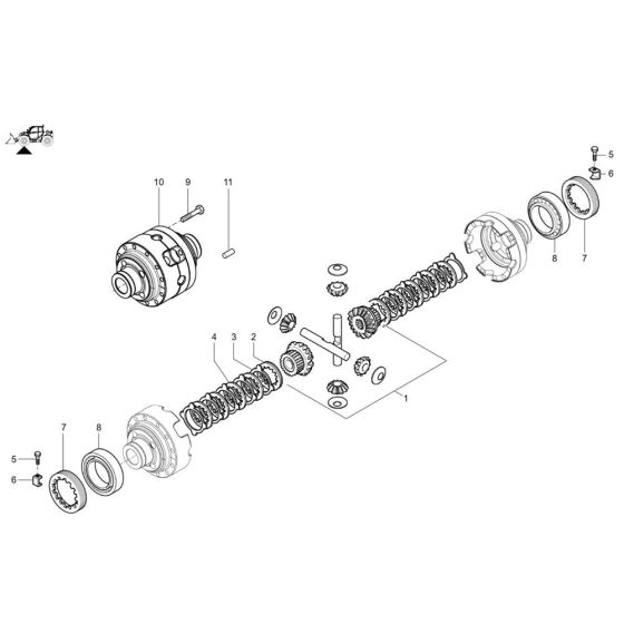 Differential Assembly for TH730